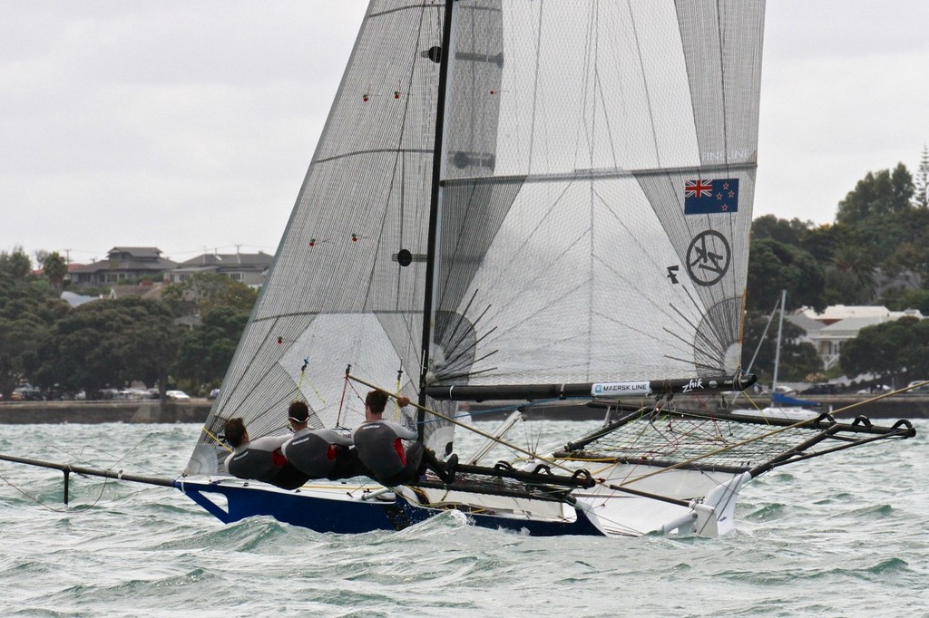  - 18ft skiff Nationals - Day 1, January 19, 2013 © Richard Gladwell www.photosport.co.nz